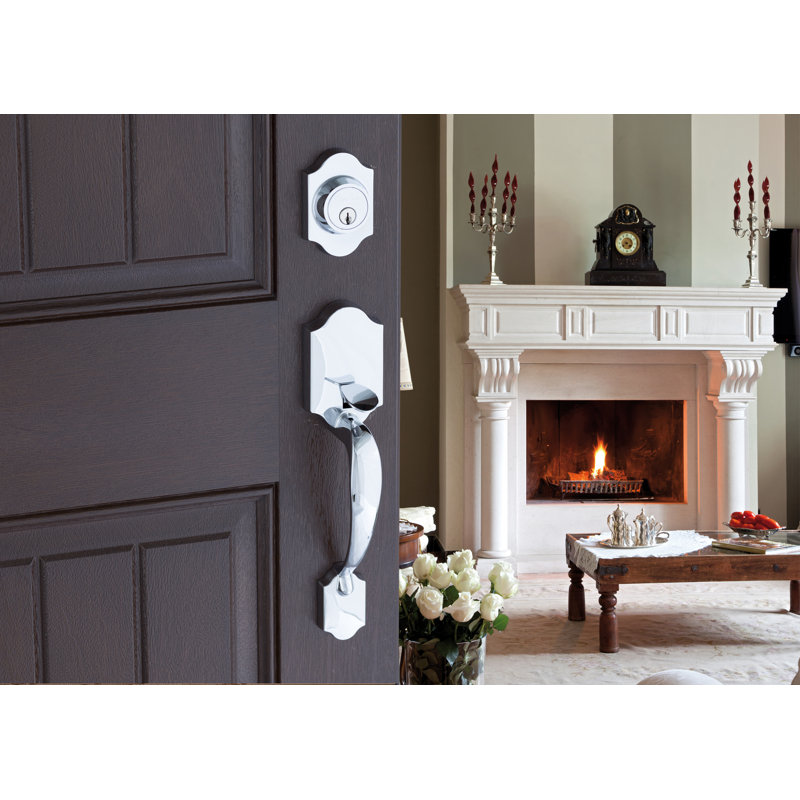 Copper Creek Handleset with Single Cylinder Deadbolt and Door Knob and